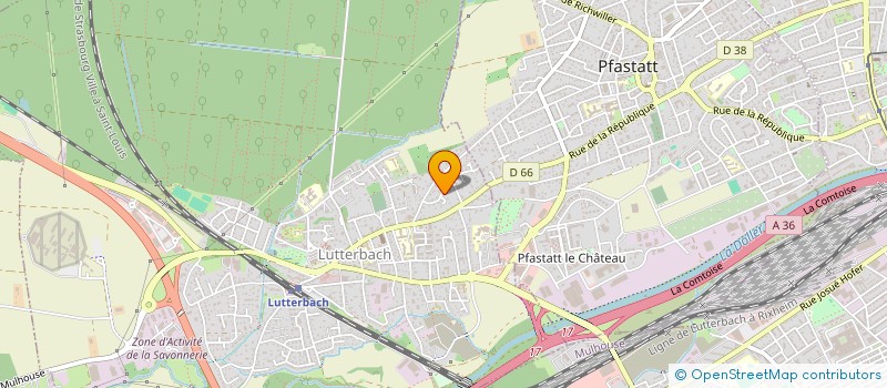 localisation de l'entreprise MONSIEUR STEPHANE NEUMANN  LUTTERBACH