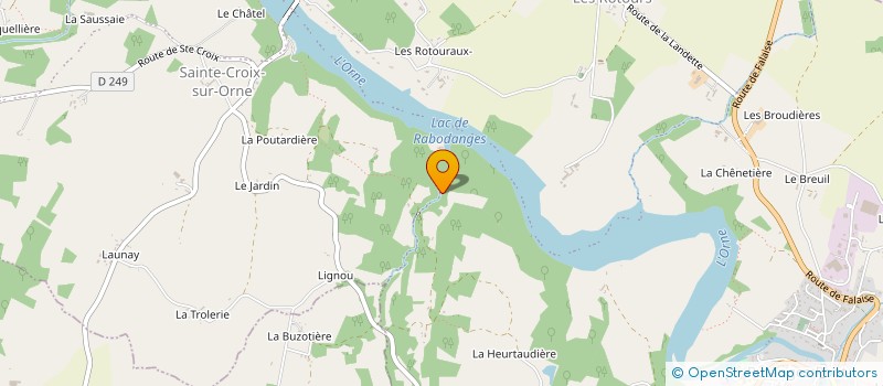 localisation de l'entreprise MONSIEUR STEPHANE NEVOUX à PUTANGES-LE-LAC
