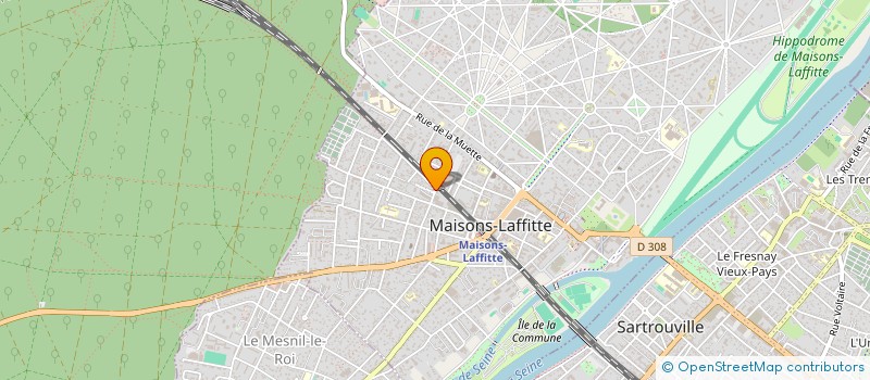 localisation de l'entreprise MONSIEUR STEPHANE NGUYEN  MAISONS-LAFFITTE