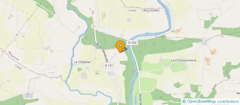localisation de l'entreprise MONSIEUR STEPHANE NICLOUX à ANDOUILLE