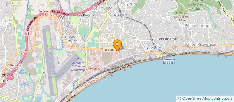 localisation de l'entreprise MONSIEUR STEPHANE NICOLAU à CANNES