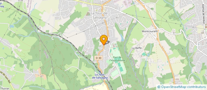 localisation de l'entreprise MONSIEUR STEPHANE NICOLINI  LA TOUR-DE-SALVAGNY