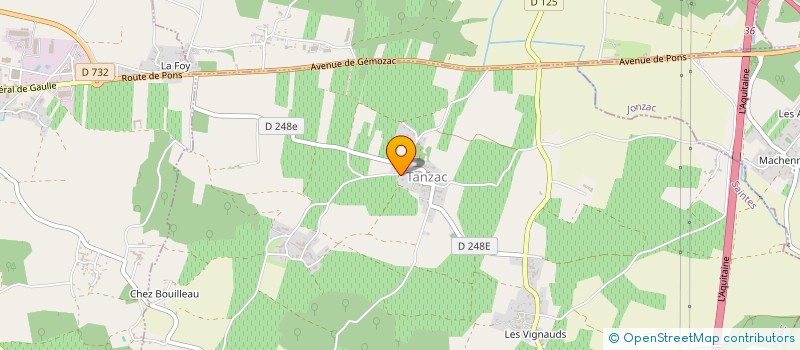 localisation de l'entreprise MONSIEUR STEPHANE NICOLLE  TANZAC