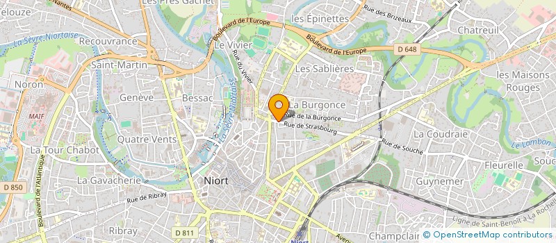 localisation de l'entreprise MONSIEUR STEPHANE NICOT à NIORT