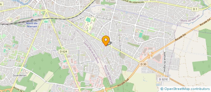 localisation de l'entreprise MONSIEUR STEPHANE NICOU  MONT-DE-MARSAN