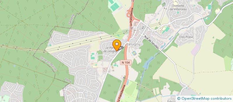 localisation de l'entreprise MONSIEUR STEPHANE NISOL  LESIGNY