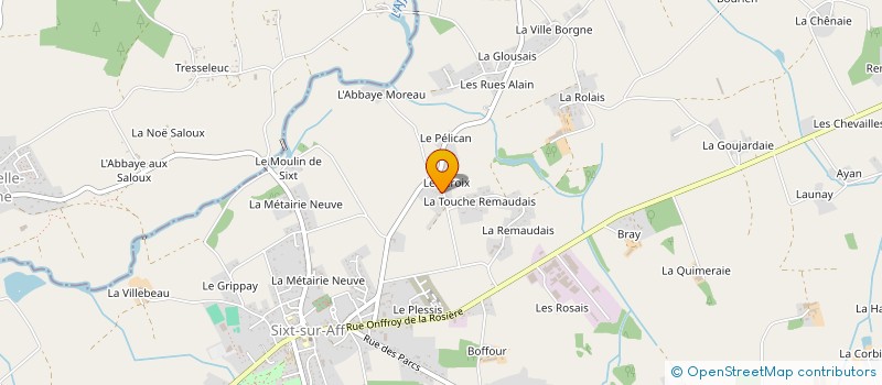 localisation de l'entreprise MONSIEUR STEPHANE NIVOLLE  BRUC-SUR-AFF