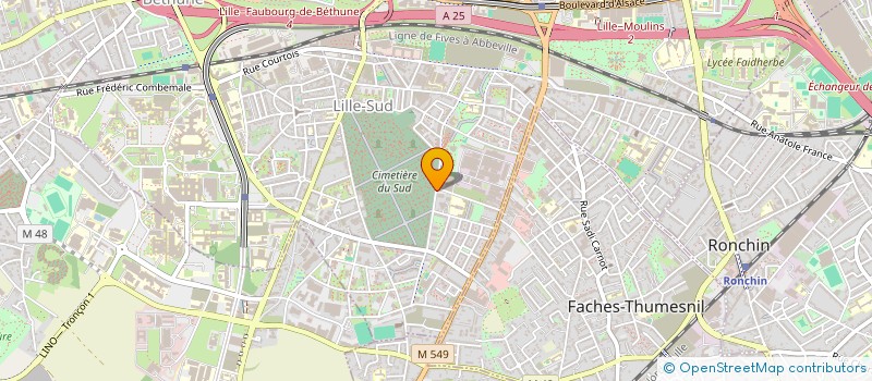 localisation de l'entreprise MONSIEUR STEPHANE NKAMENI  LILLE