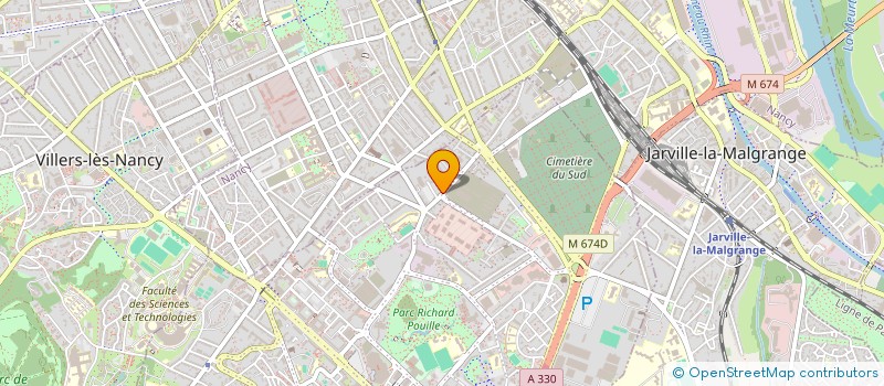 localisation de l'entreprise MONSIEUR STEPHANE NOEL  NANCY