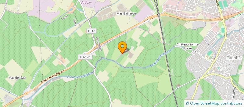 localisation de l'entreprise MONSIEUR STEPHANE NOGUERA  CANOHES