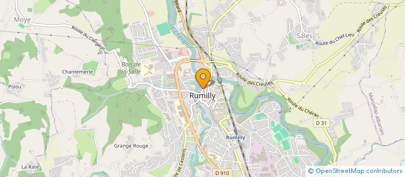 localisation de l'entreprise MONSIEUR STEPHANE NOGUES  RUMILLY