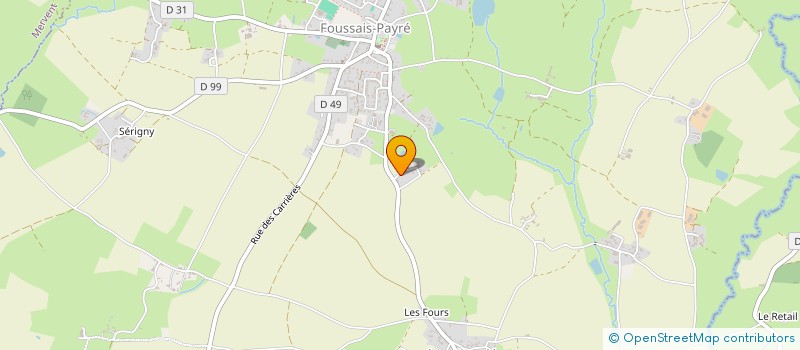 localisation de l'entreprise MONSIEUR STEPHANE OBIN  FOUSSAIS-PAYRE