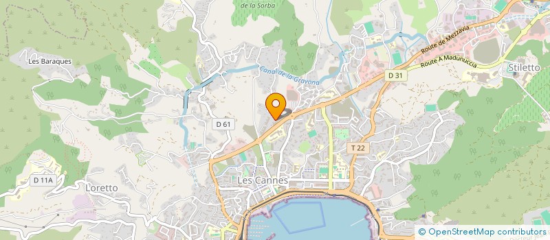 localisation de l'entreprise MONSIEUR STEPHANE ODEN à AJACCIO