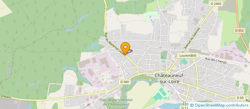 localisation de l'entreprise MONSIEUR STEPHANE ODION à CHATEAUNEUF-SUR-LOIRE