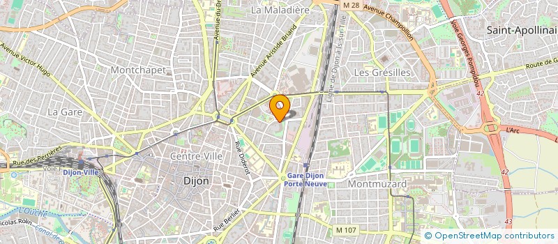 localisation de l'entreprise MONSIEUR STEPHANE OEHL  DIJON