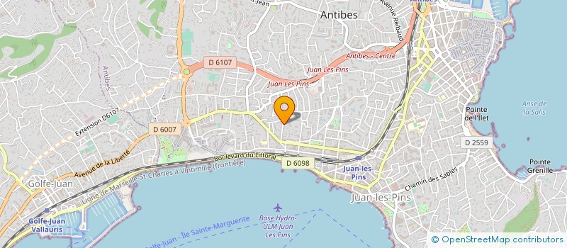 localisation de l'entreprise MONSIEUR STEPHANE OERLEMANS à ANTIBES