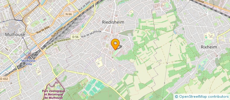 localisation de l'entreprise MONSIEUR STEPHANE OJEDA  RIEDISHEIM