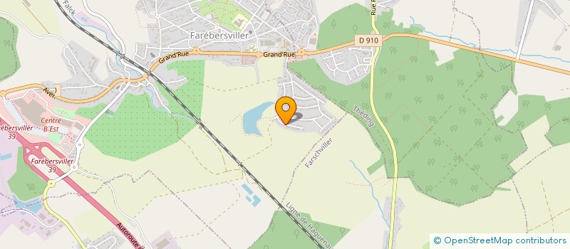 localisation de l'entreprise MONSIEUR STEPHANE OLEJNICZAK  FAREBERSVILLER