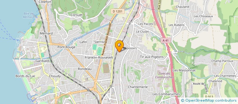 localisation de l'entreprise MONSIEUR STEPHANE OLIVETTO  AIX LES BAINS