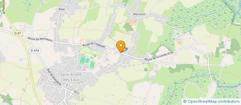 localisation de l'entreprise MONSIEUR STEPHANE OLIVIER  SAINT-ANDRE-DES-EAUX