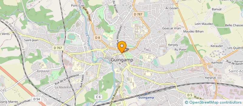 localisation de l'entreprise MONSIEUR STEPHANE OLLIVIER à GUINGAMP