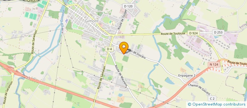 localisation de l'entreprise MONSIEUR STEPHANE OPALVENS  GIMONT