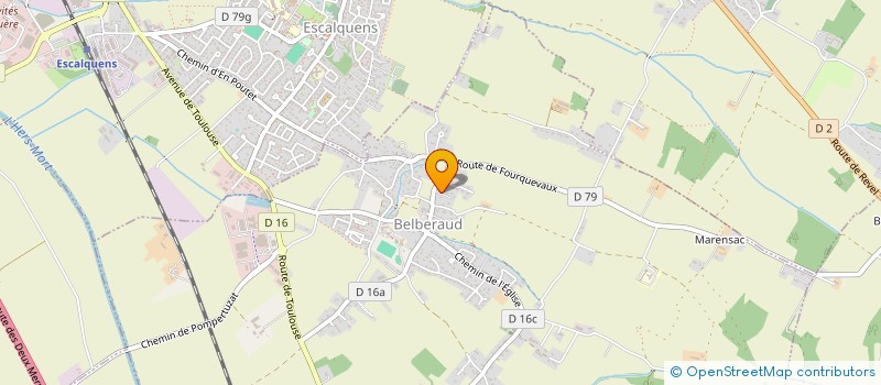 localisation de l'entreprise MONSIEUR STEPHANE ORIOL  BELBERAUD