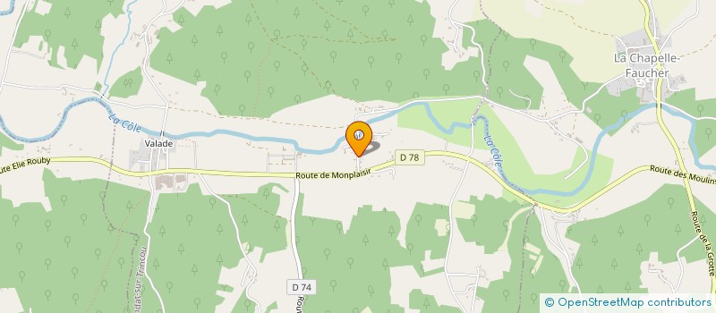 localisation de l'entreprise MONSIEUR STEPHANE ORNON  CONDAT-SUR-TRINCOU