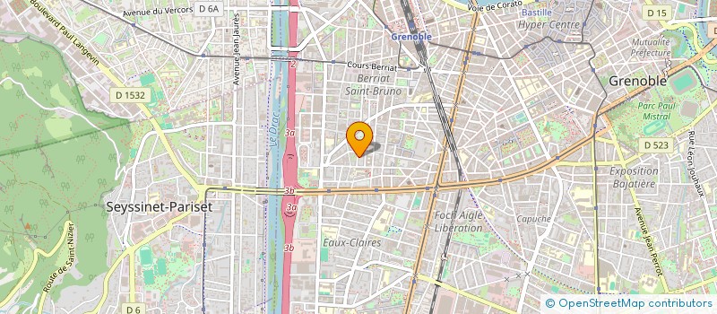 localisation de l'entreprise MONSIEUR STEPHANE ORTOLANI  GRENOBLE