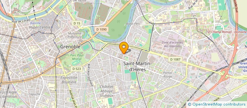 localisation de l'entreprise MONSIEUR STEPHANE OSTERNAUD  SAINT-MARTIN-D'HERES