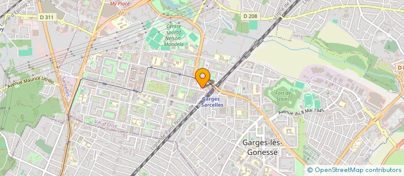 localisation de l'entreprise MONSIEUR STEPHANE OTTO  SARCELLES