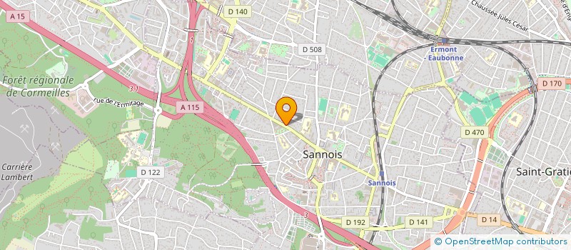 localisation de l'entreprise MONSIEUR STEPHANE OUARET  SANNOIS