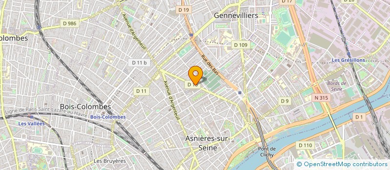 localisation de l'entreprise MONSIEUR STEPHANE OUDJANI à ASNIERES-SUR-SEINE