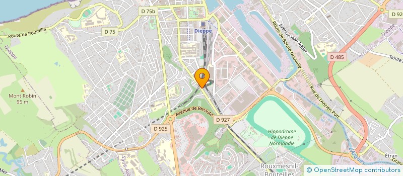 localisation de l'entreprise MONSIEUR STEPHANE OUVRARD à DIEPPE