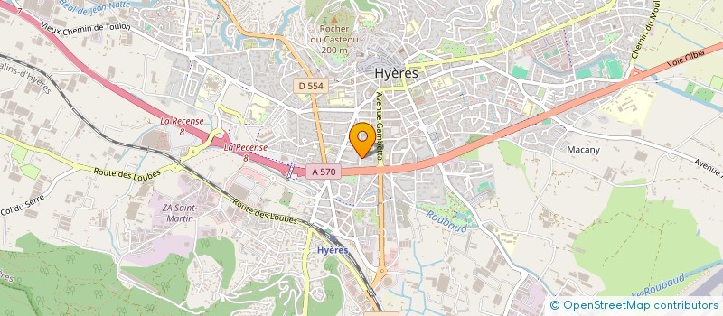 localisation de l'entreprise MONSIEUR STEPHANE OWCZAREK  HYERES