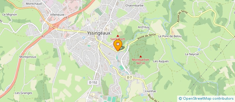 localisation de l'entreprise MONSIEUR STEPHANE PABIOU  SAINT-MAURICE-DE-LIGNON