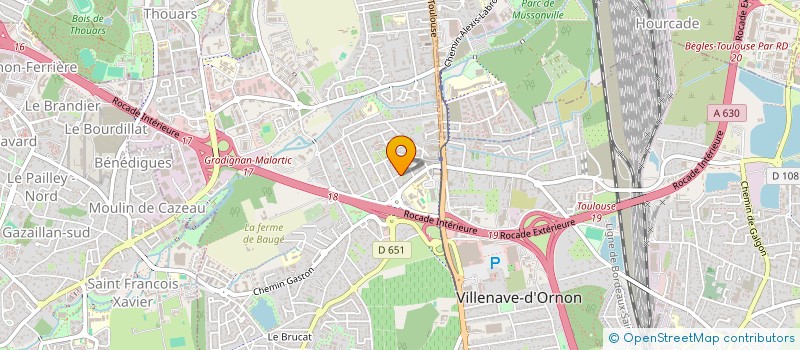 localisation de l'entreprise MONSIEUR STEPHANE PAGANI  VILLENAVE-D'ORNON