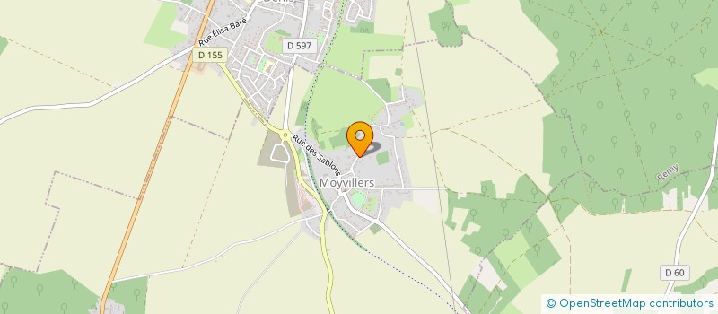 localisation de l'entreprise MONSIEUR STEPHANE PAILLASSA  MOYVILLERS