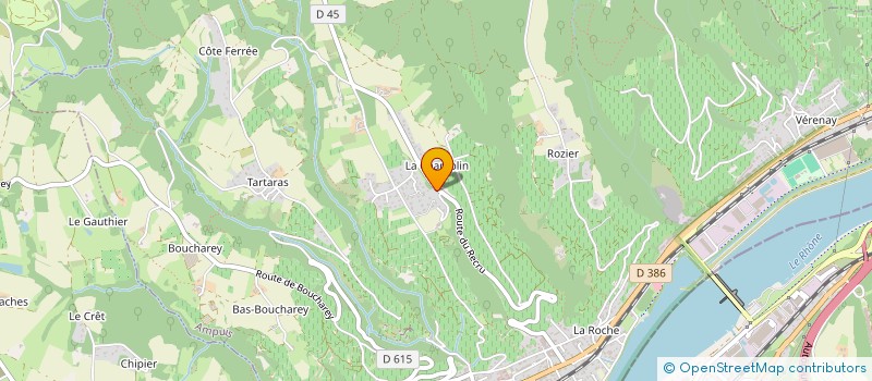 localisation de l'entreprise MONSIEUR STEPHANE PALLET  AMPUIS