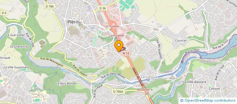 localisation de l'entreprise MONSIEUR STEPHANE PANAGET  PLERIN