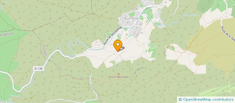 localisation de l'entreprise MONSIEUR STEPHANE PANIER  AUMELAS