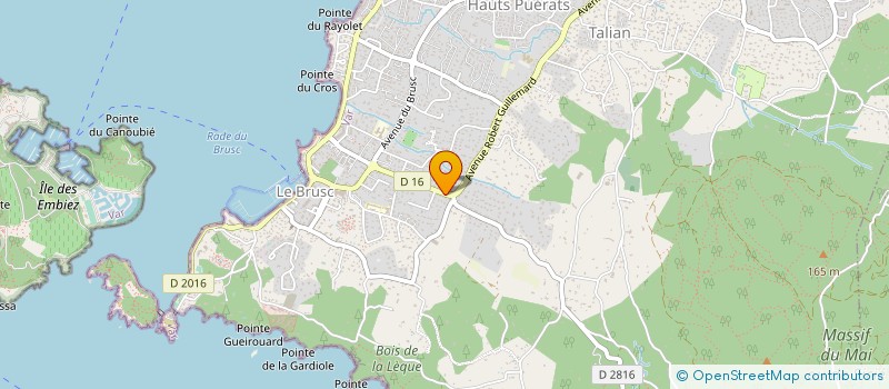 localisation de l'entreprise MONSIEUR STEPHANE PAOLINO à SIX-FOURS-LES-PLAGES