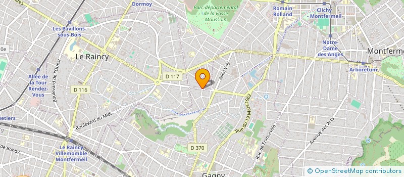 localisation de l'entreprise MONSIEUR STEPHANE PAPIN à CLICHY-SOUS-BOIS