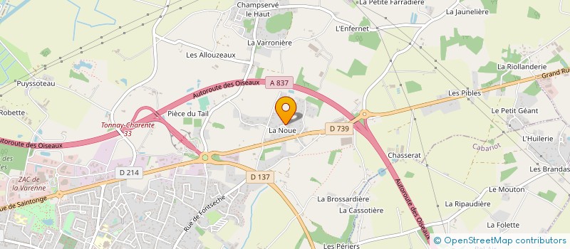 localisation de l'entreprise MONSIEUR STEPHANE PAQUEREAU  TONNAY-CHARENTE