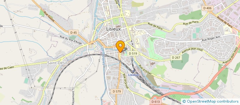 localisation de l'entreprise MONSIEUR STEPHANE PAQUIE à LISIEUX