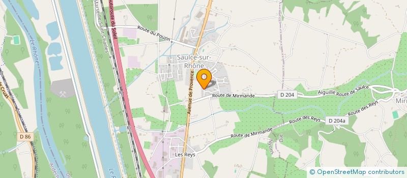 localisation de l'entreprise MONSIEUR STEPHANE PAQUIEN  SAULCE-SUR-RHONE