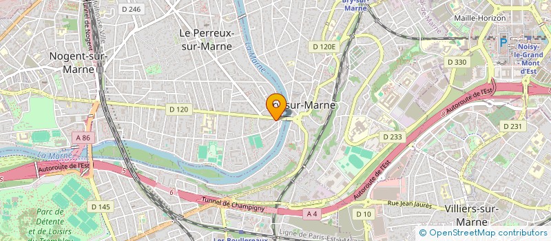 localisation de l'entreprise MONSIEUR STEPHANE PARAIN à LE PERREUX-SUR-MARNE