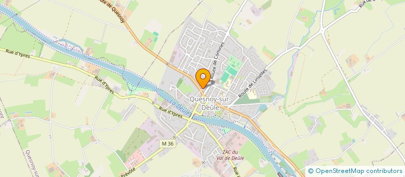 localisation de l'entreprise MONSIEUR STEPHANE PARENT à QUESNOY-SUR-DEULE