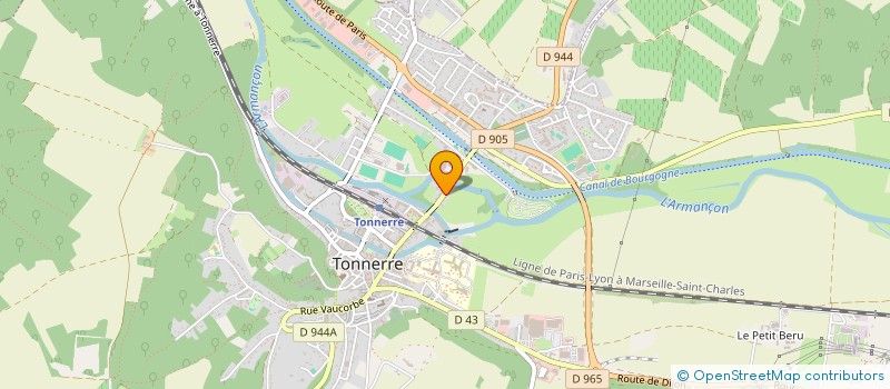 localisation de l'entreprise MONSIEUR STEPHANE PARIS  TONNERRE