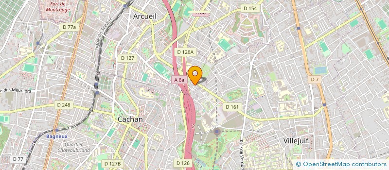 localisation de l'entreprise MONSIEUR STEPHANE PARIS  ARCUEIL